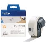 Brother ป้ายสติกเกอร์พิมพ์อักษร DK-11201 ขนาด 29 mm. * 90 mm. 400 ป้าย/ม้วน